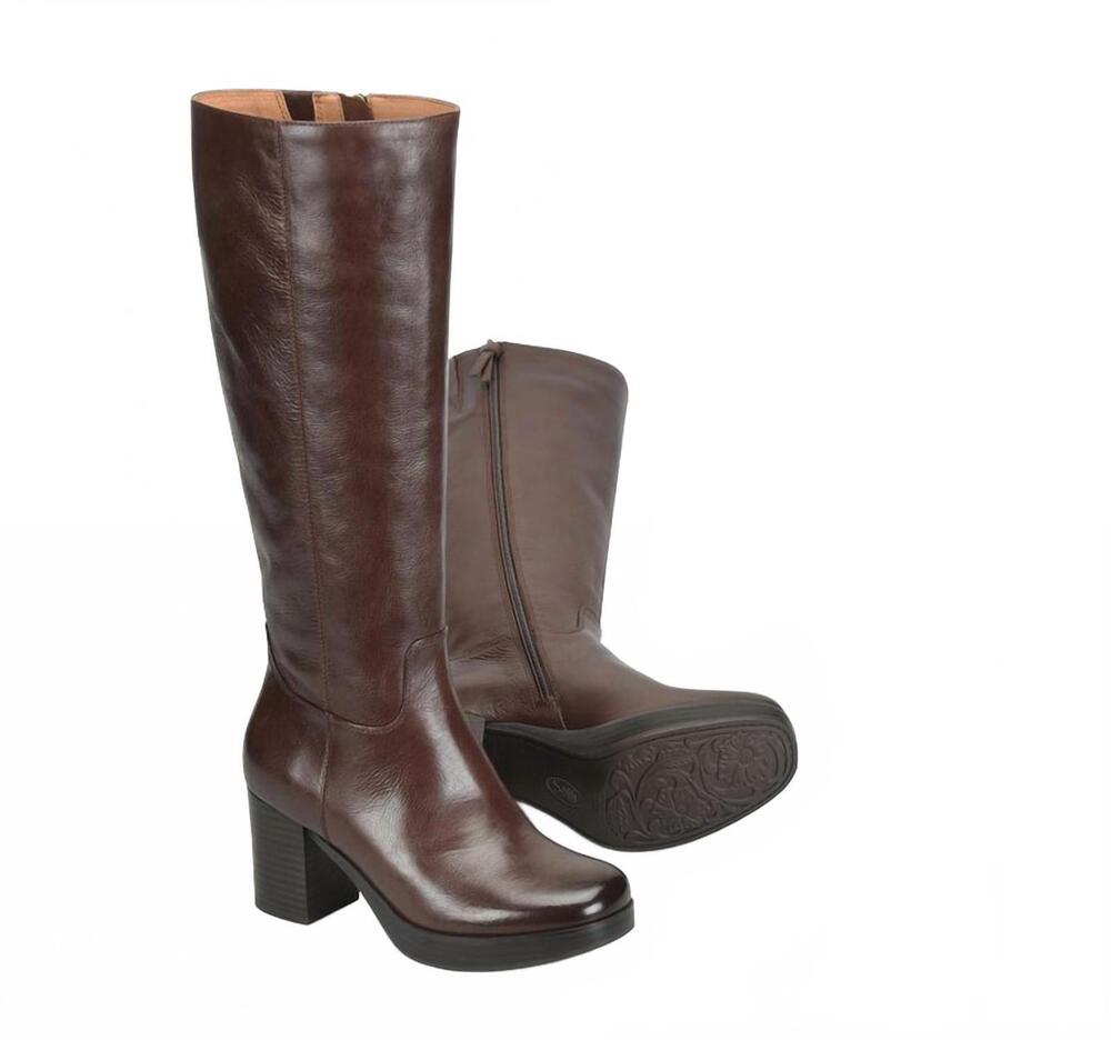 NEW SOFFT women's kristen knee-high boots in tobacco